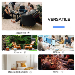 Zanzariera Elettrica 3W con Luce UV per Interno ed Esterno Nero