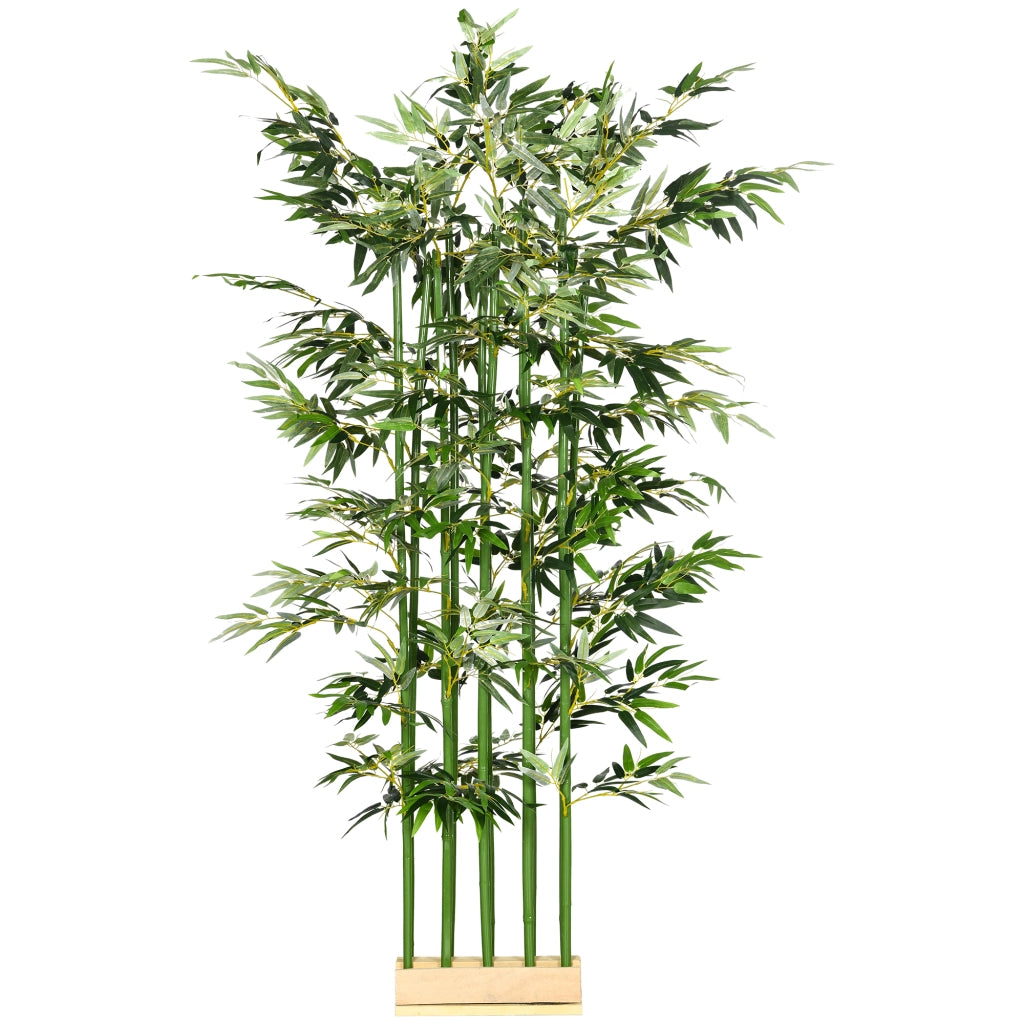 Pianta Artificiale Bambu ¨C zephmum ¨C Verde Legno Pino 180 cm