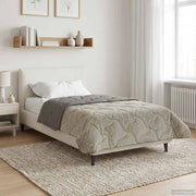 Piumone Completo Annuale Trapuntato Grigio chiaro 140 x 220 cm 42026242