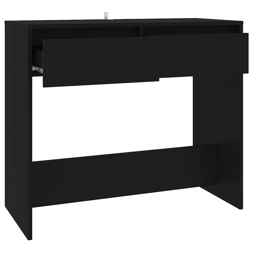 Tavolo Consolle | Tavolo d'Ingresso Nero 89x41x76,5 cm in Acciaio
