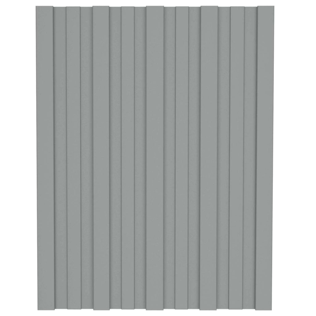 Pannello per tetto 36 pcs Grigio 60 x 45 cm Acciaio zincato 42047103