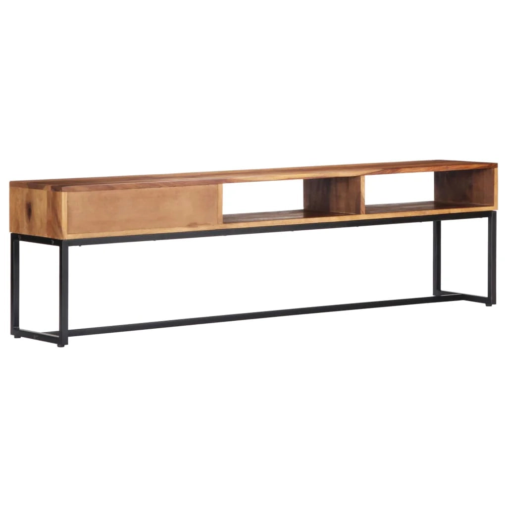 Pratico mobile porta TV/credenza di design 160 cm legno massello di sheesham 2502079