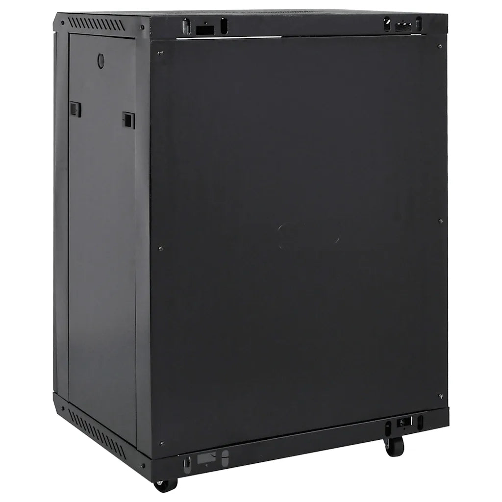 Armadietto di Rete 15U con Ruote Girevole 19" IP20 60x45x86 cm