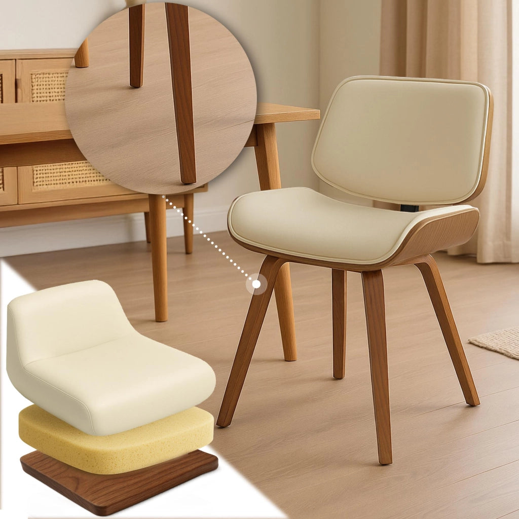 Sedia visitatore Beverley in ecopelle 2