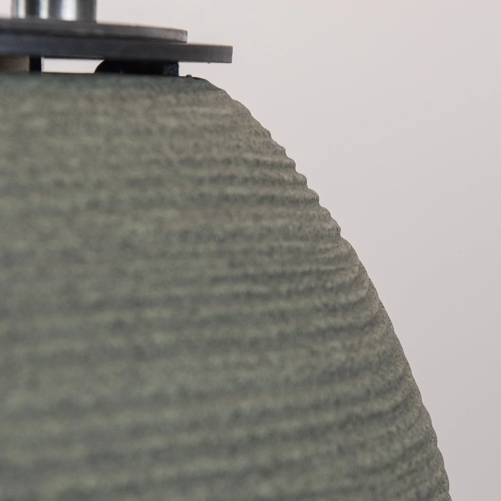 Camino a Bioetanolo Braciere da Pavimento Ø40xh54 cm per Interno ed Esterno Botticelli Verde Salvia