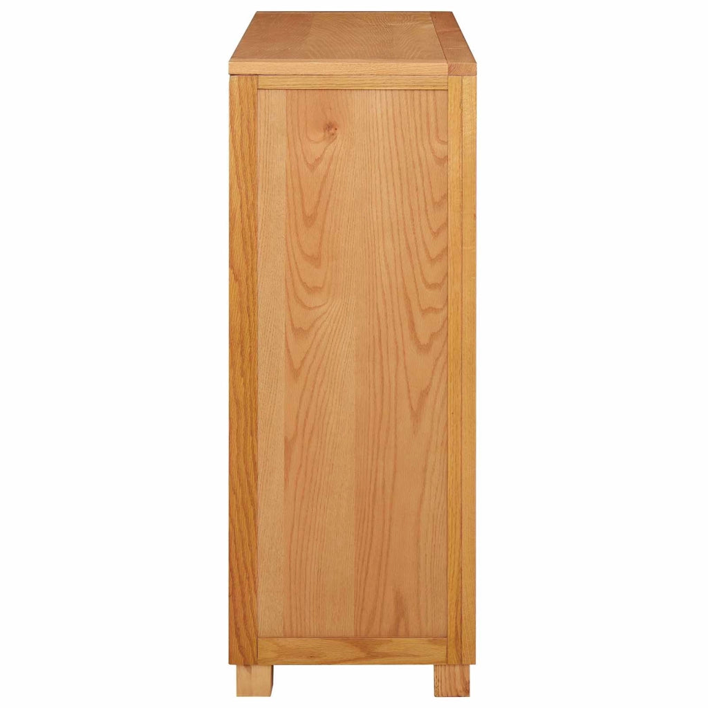 Mobiletto rettangolare moderno con spazio di archiviazione flessibile 80 x 35 x 95 cm legno ingegnerizzato marrone 02_0058220