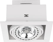 Faretto incasso Nowodvorski Downlight bianco quadrato ES111