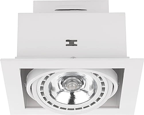 Faretto incasso Nowodvorski Downlight bianco quadrato ES111
