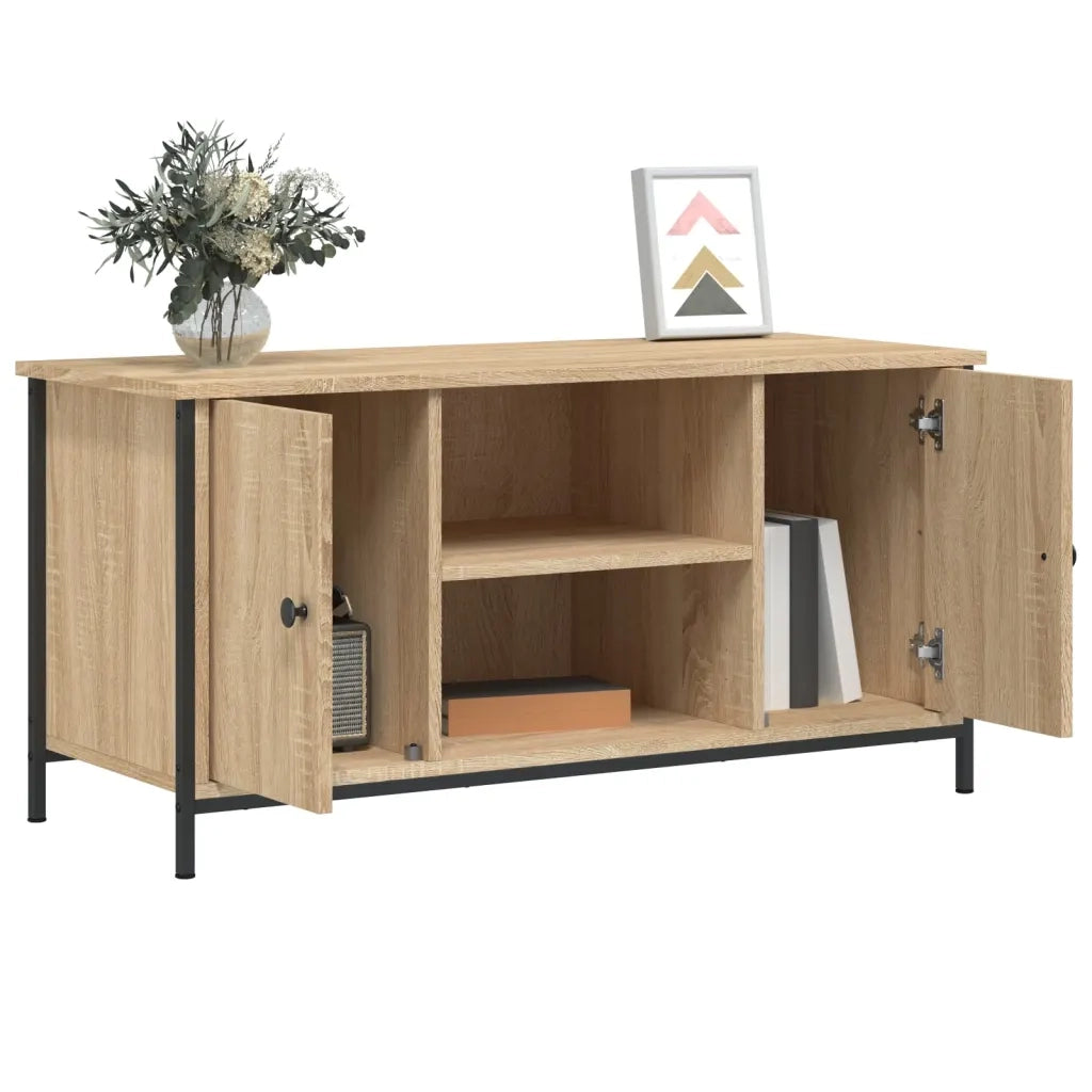 Mobile Porta TV Rovere Sonoma 100x40x50 cm in Legno Multistrato 832764