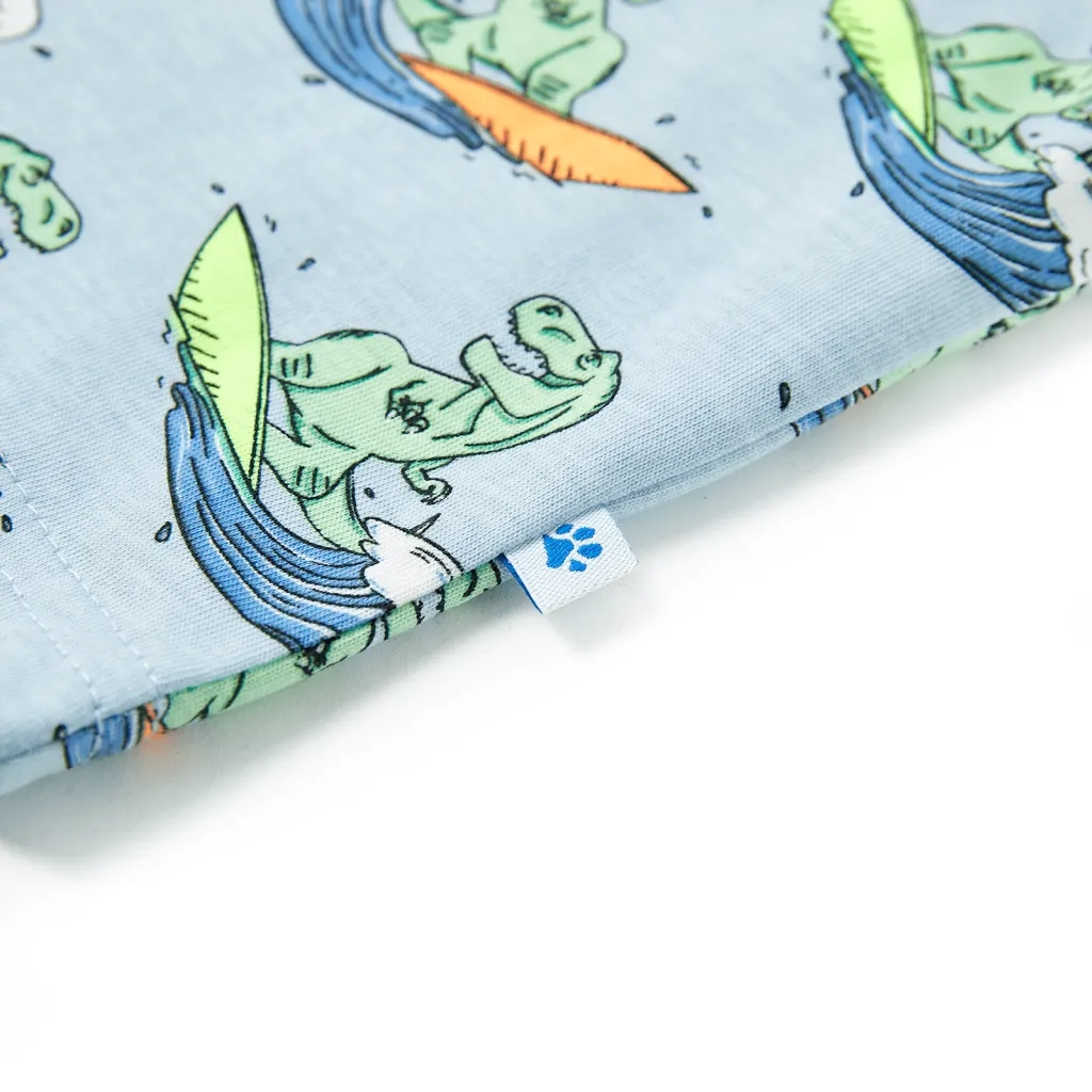 Pigiama da Bambino a Maniche Corte Azzurro 104 CFW7030809