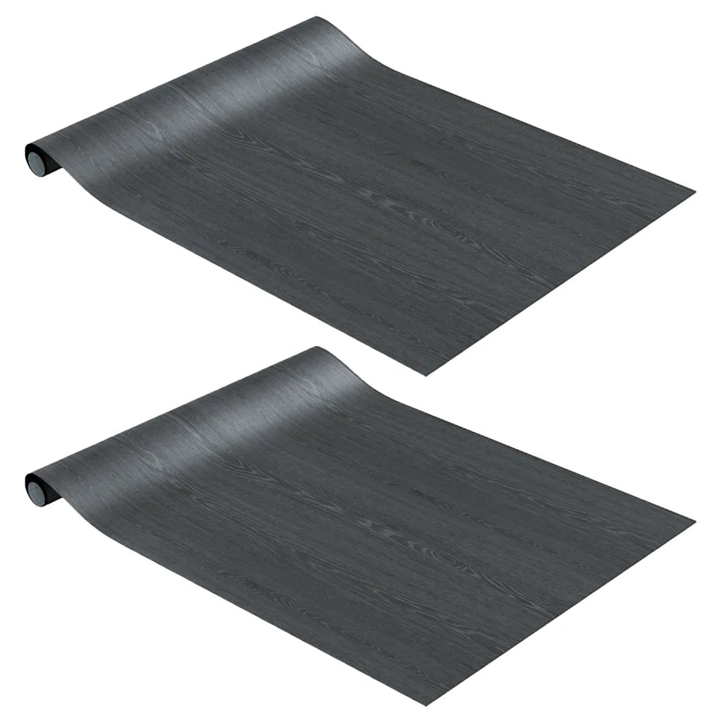 Pellicole Autoadesive Mobili 2 pz Legno Scuro 500x90 cm in PVC cod mxl 50731