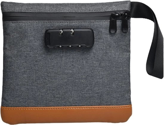 Tas di contenimento - soluzione di archiviazione impermeabile - con chiusura a chiave numerica - 1 pezzo - nero - nylon - 30x20x10 cm