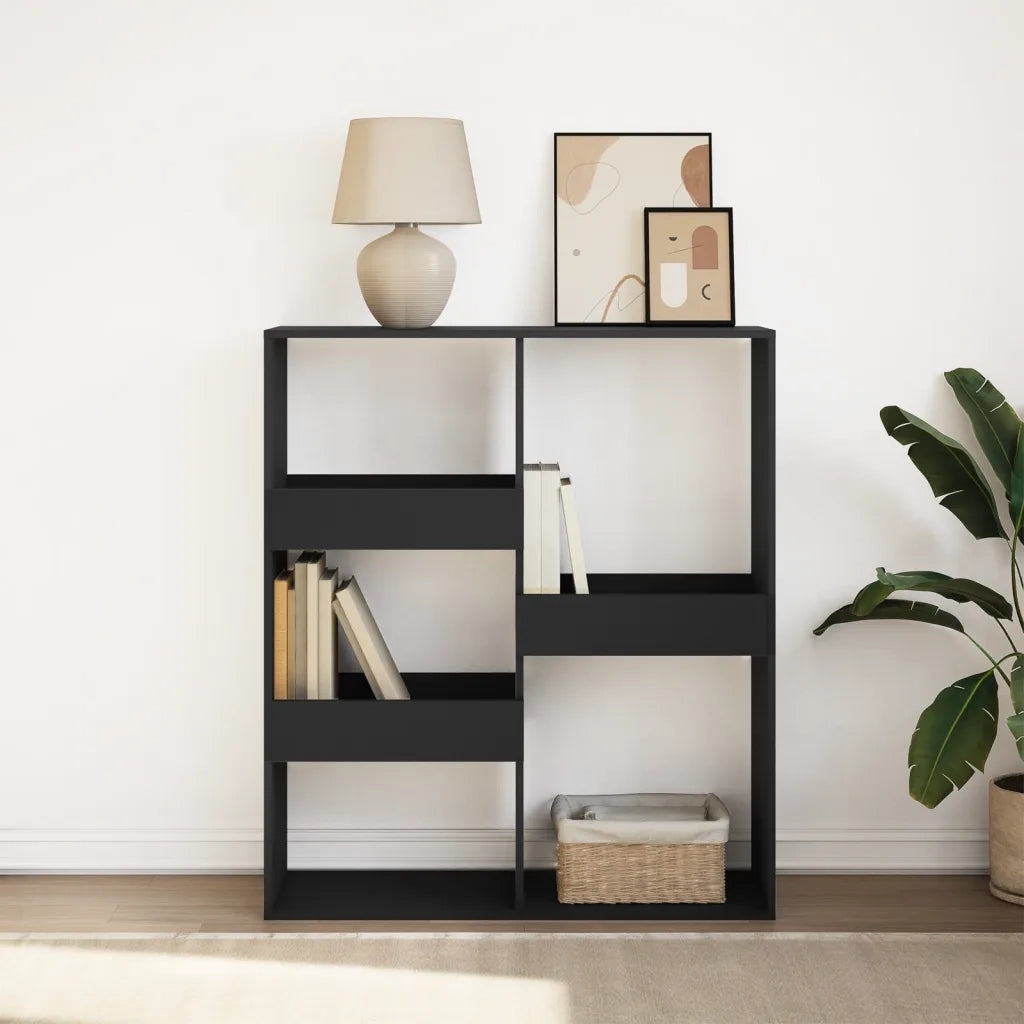 Libreria/Divisorio Nero 100x33x115 cm 854509