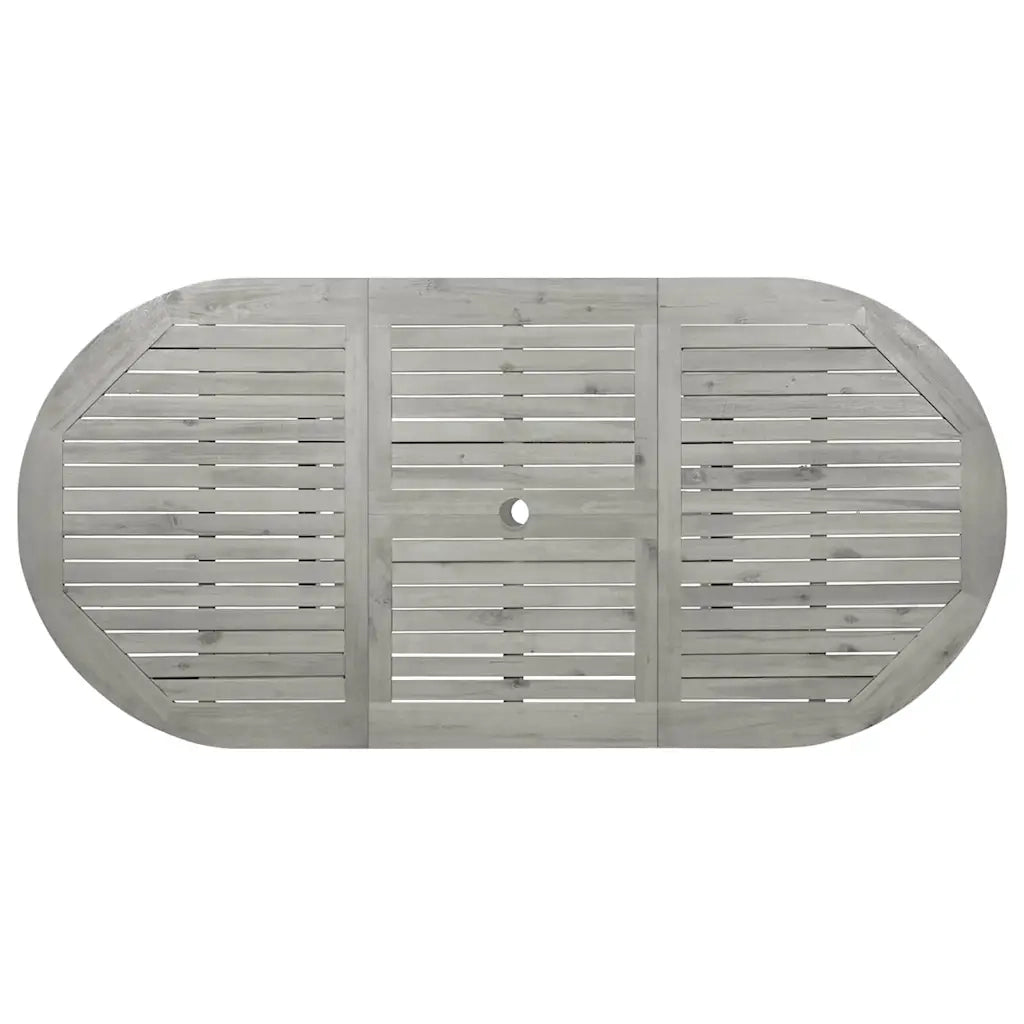 Tavolino da Giardino | Tavolo da Pranzo per Esterni (120-170)x80x75 cm Massello Acacia