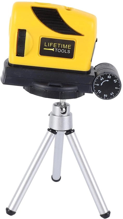 Livello laser 360° a infrarosso con funzione verticale orizzontale - strumento di livellamento costi effettivi - portatile con raggio di azione 5 metri - livello laser multifunzione