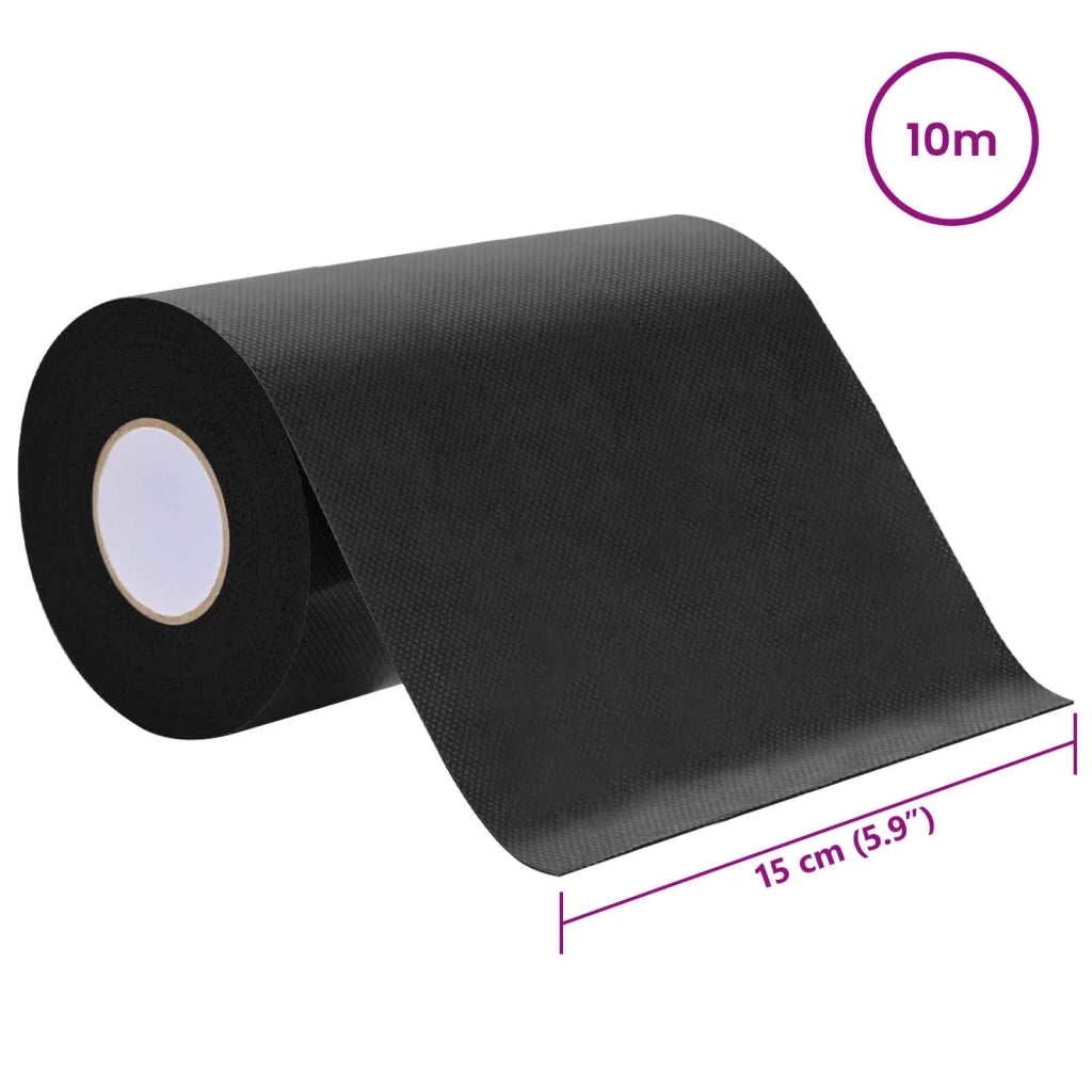 Nastro adesivo per erba sintetica Nero 10 x 0,15 cm CFW2850276