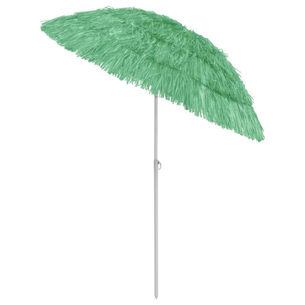 Ombrellone da spiaggia in poliestere verde da 180 cm 02_0008391