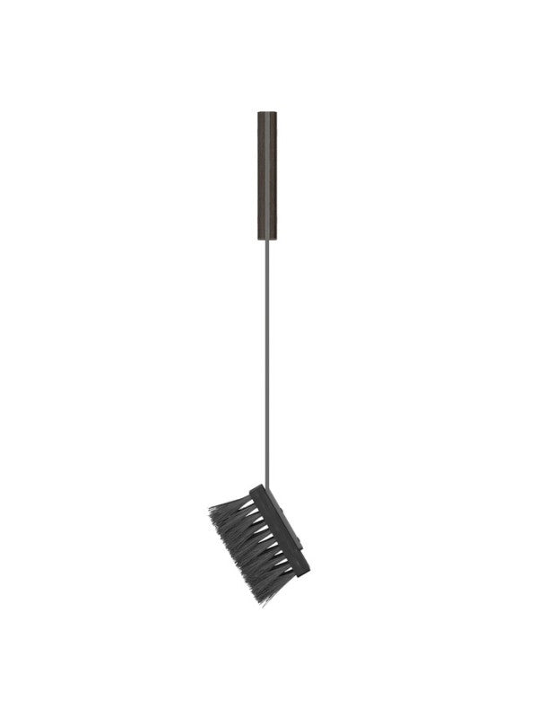 Set attrezzi per camino 3 pezzi in acciaio e legno Nero - Set 4 L