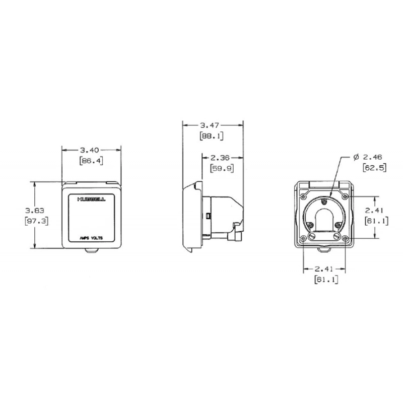 SPINA PVC BIANCO 16 AMP.