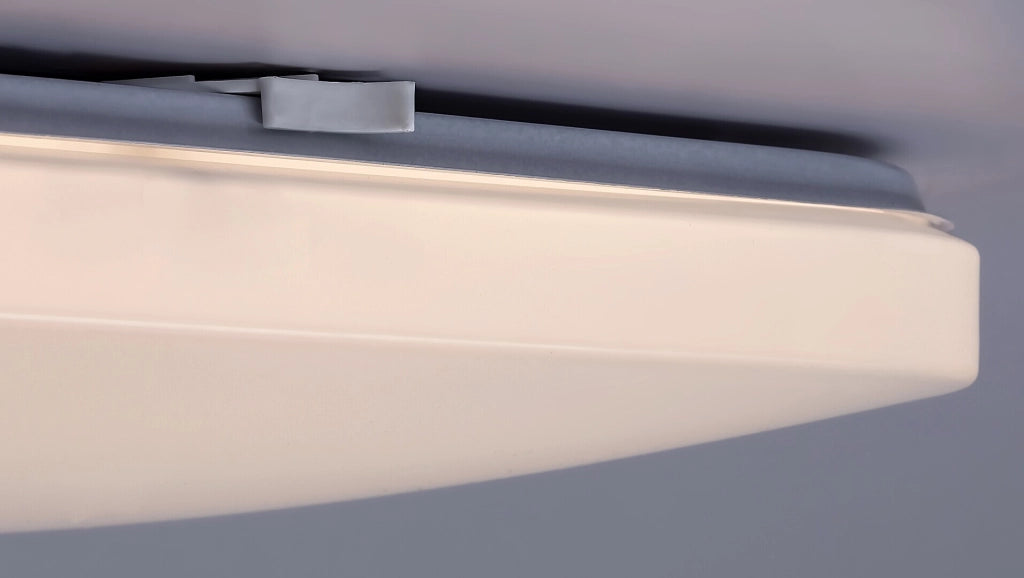 Plafoniera LED quadrata 32,5cm 20W bianca sensore Rabalux