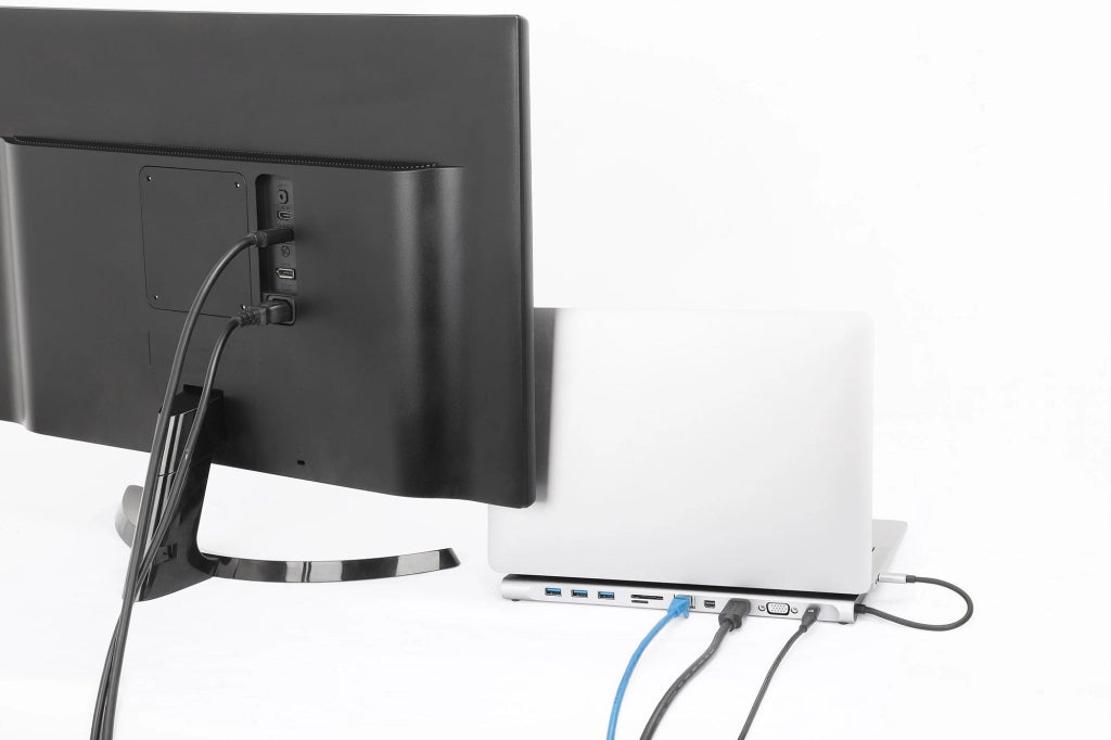 Docking Station USB-C 11-in-1 triplo monitor con MST
