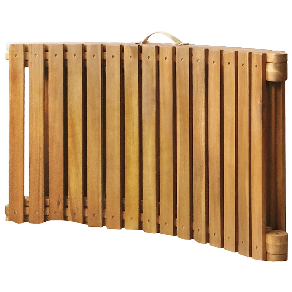 Lettini Prendisole 2 pz con Cuscini in Legno Massello d'Acacia 3077368
