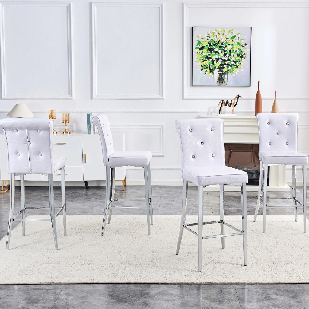 SGABELLO DA BAR Set da 2 pezzi in PVC