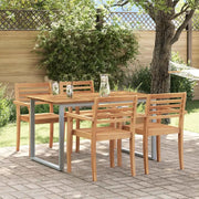 Tavolo da Giardino Grigio 140 x 80 x 75 cm 4010594