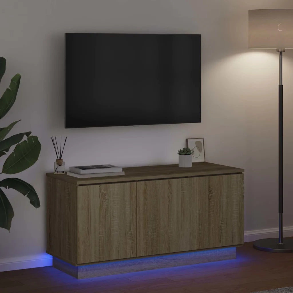 Mobile TV Rovere Sonoma 100 x 38 x 49 cm Legno multistrato 869668