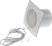 Ventilatore per bagno 100 mm - Ventilazione efficiente per bagno, cucina e toilette