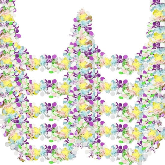 Set di decorazioni pasquali colorate - decorazione festiva - set da 5 - 2 metri per pezzo
