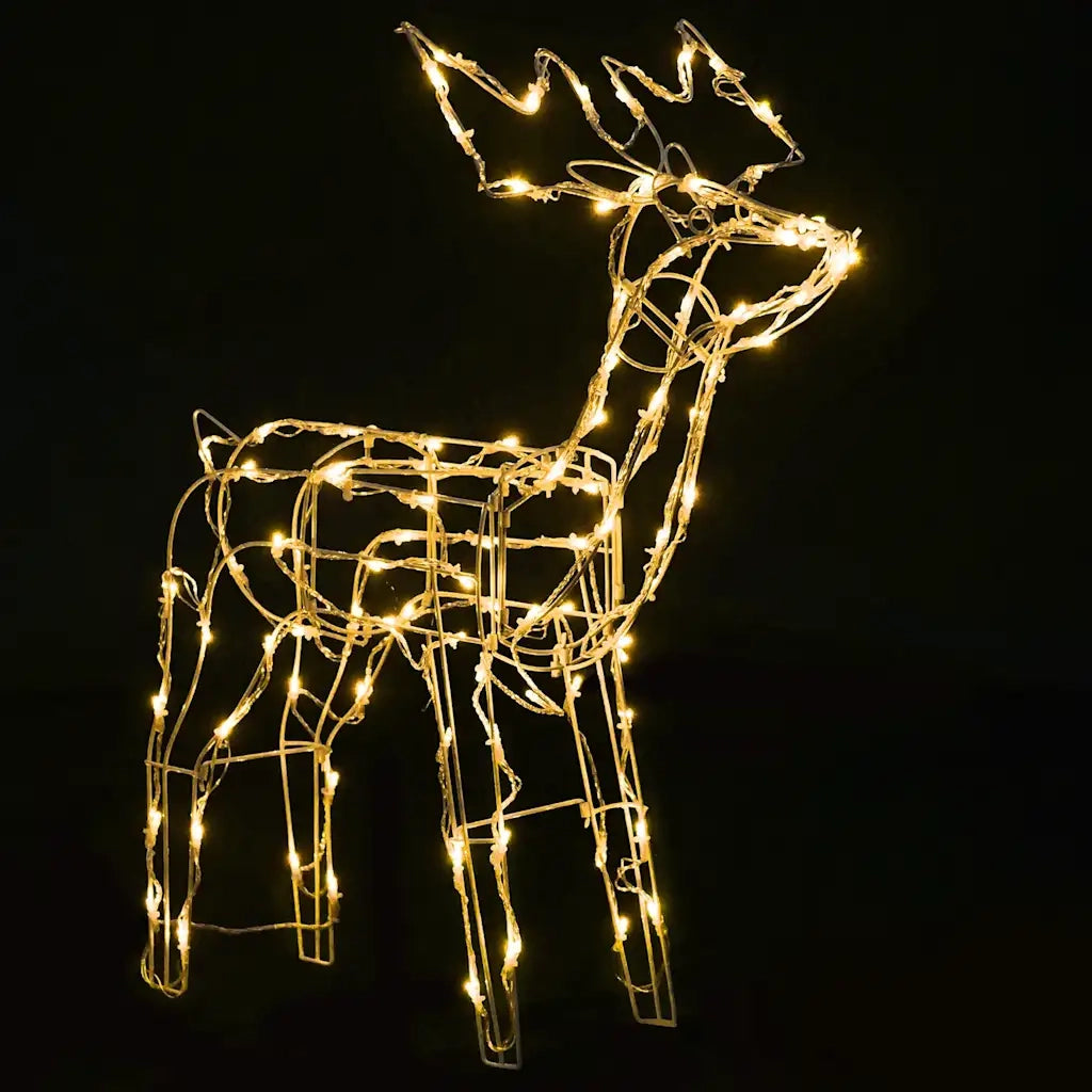 Decorazioni di Natale a Forma di Renne 3 pz 229 LED 289962