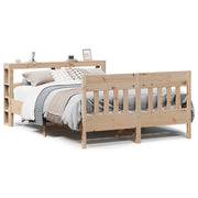Letto matrimoniale | Letto per adulti | Letto senza Materasso 160x200 cm in Legno Massello di Pino