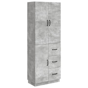 Set di armadi 2 pcs Grigio Cemento Legno ingegnerizzato 3416820