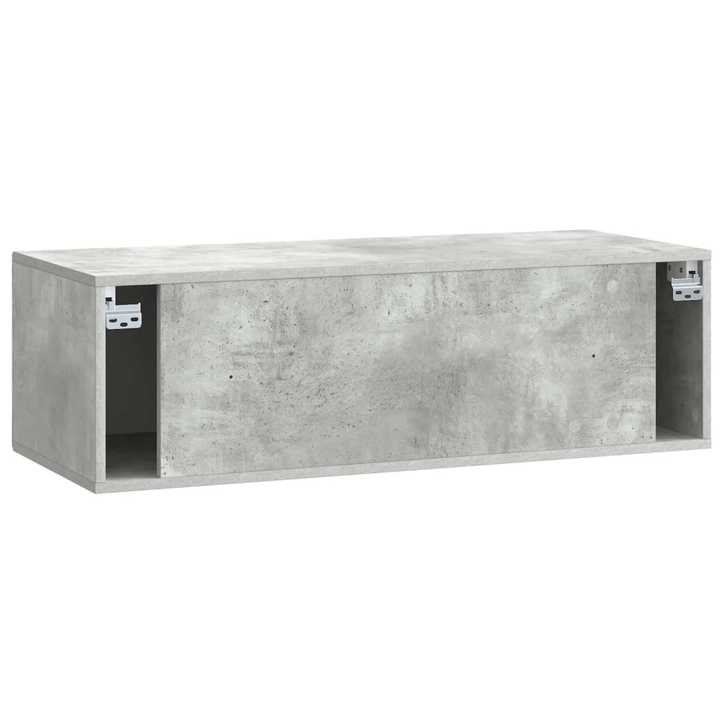 Mobile Porta TV da Muro Grigio Cemento 98 x 41 x 30 cm