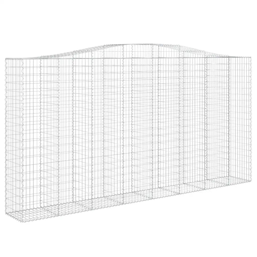 Cesti Gabbioni ad Arco 3 pz 400x50x200/220 cm Ferro Zincato 3146022