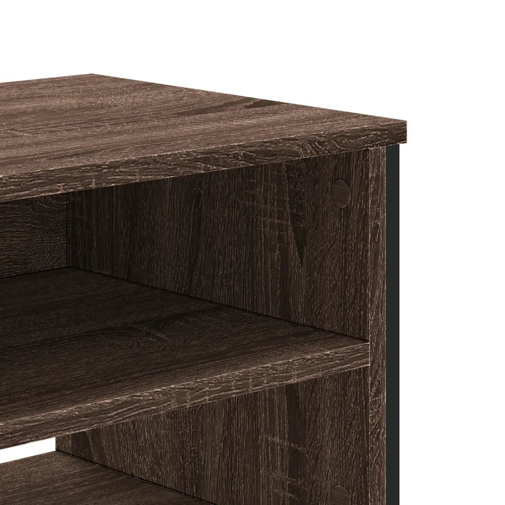 Mobile Porta TV-Mobile per TV-Credenza TV Rovere Marrone 180x34x41cm in Legno Multistrato