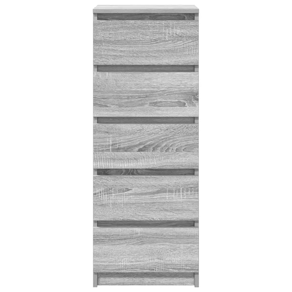 Credenza con Cassetti-Buffet-Armadio da cucina Grigio Sonoma 37,5x35x99 cm in Truciolato