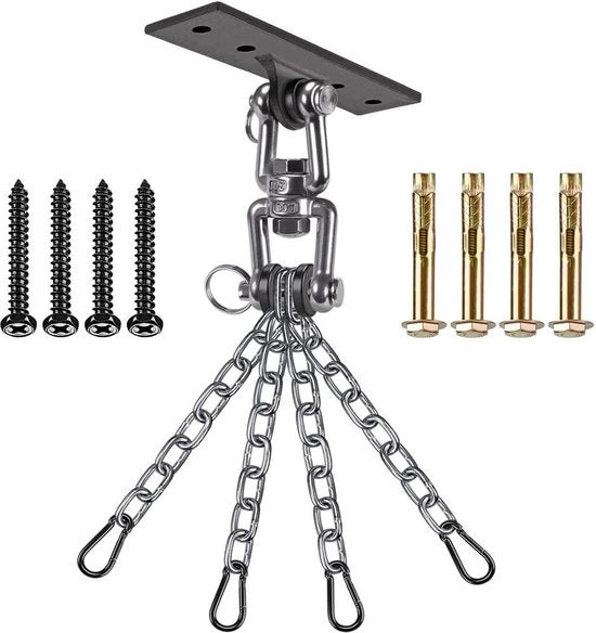 Hanger per tazza per soffitto - rotazione 360 gradi - visualizzazione 3D - sistemi di allenamento di resistenza - fotografia aerea - sospensione per yoga - lettino per esterni - cintura di resistenza - set in legno - 600 lbs