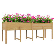 Fioriera da Giardino Rialzata ¨C zephmum ¨C Legno di Abete Pre-oliato