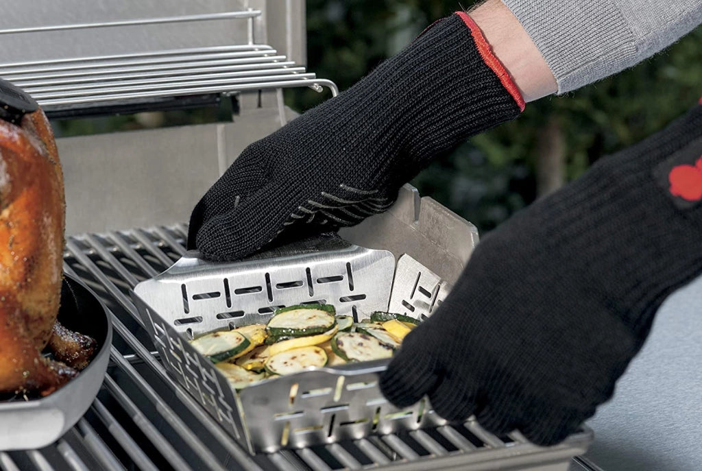 Vassoio Cesto Delux per Verdure Barbecue Gas o Carbone Weber 6481