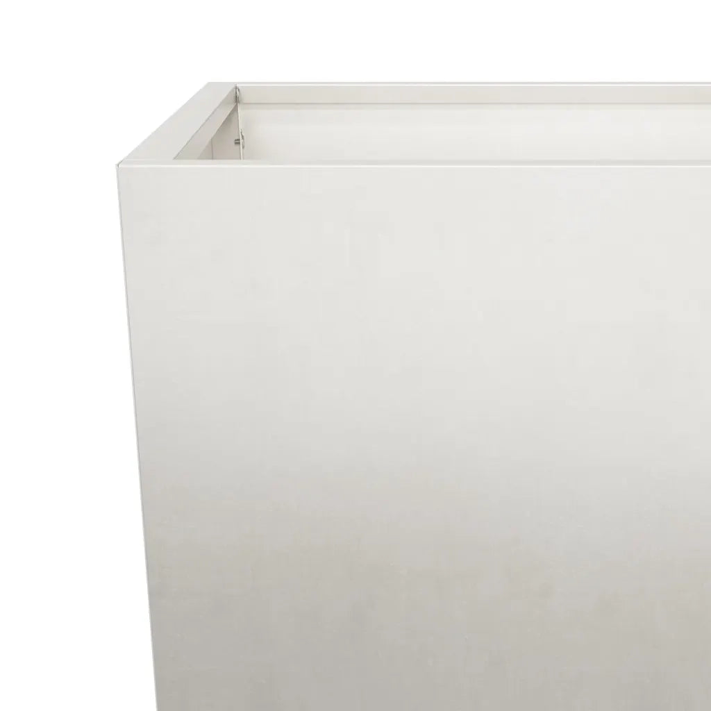 Fioriera da Giardino 35x35x75 cm in Acciaio Inox 851088