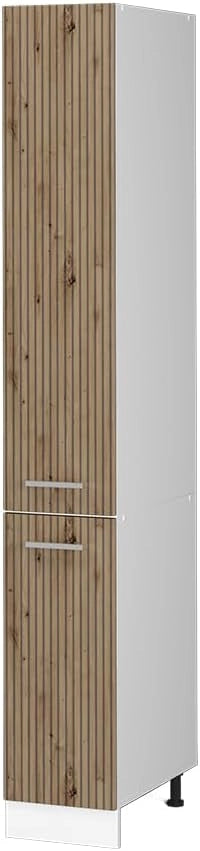 Frontale cucina R-Line, Rovere artigianale, 29.6 x 196 cm frontale del mobile per mobile alto estraibile, adatto per armadi da cucina R-Line per un montaggio semplice