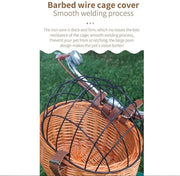 Porta bicicletta in rattan - Porta bicicletta davanti casa - Porta bicicletta per animali - Porta bicicletta impermeabile - Porta bicicletta 30*25cm - Facile da installare
