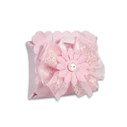 Trade Shop - 12 Scatolina Porta Confetti Con Fiore Bomboniera Nascita Battesimo Bimba Rosa -