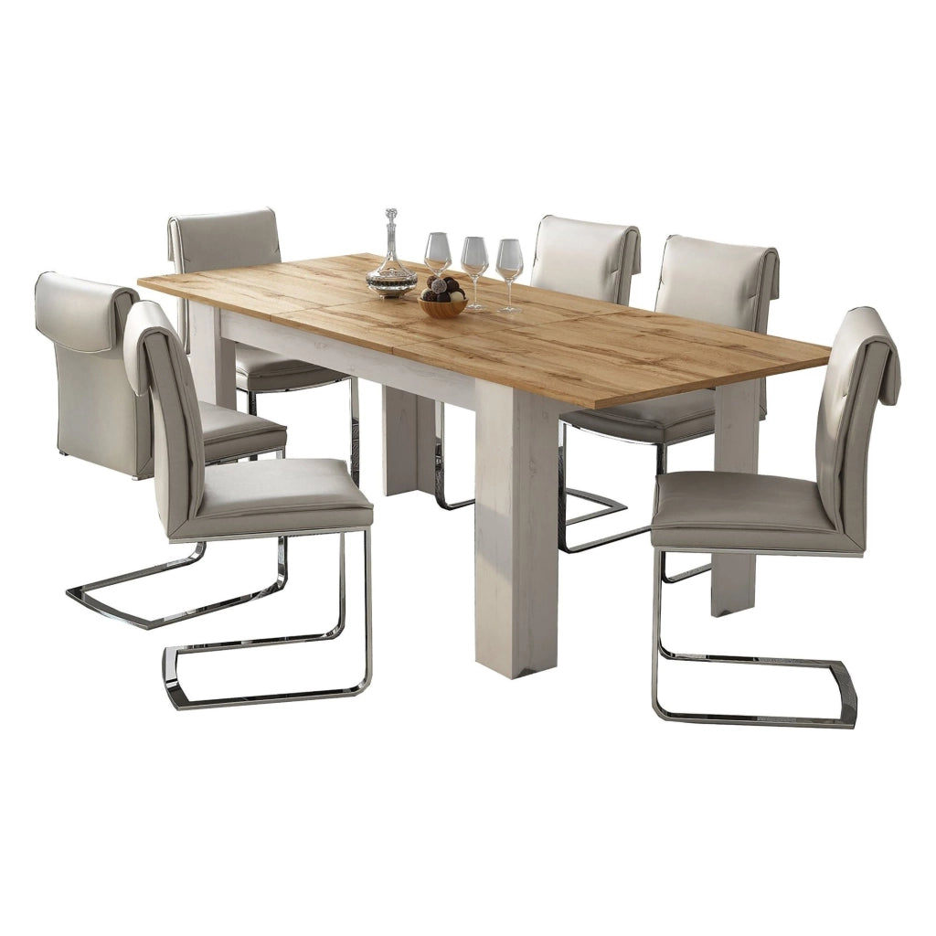 Campora, Tavolo Allungabile Allungabile, 220x90x75h cm Bianco