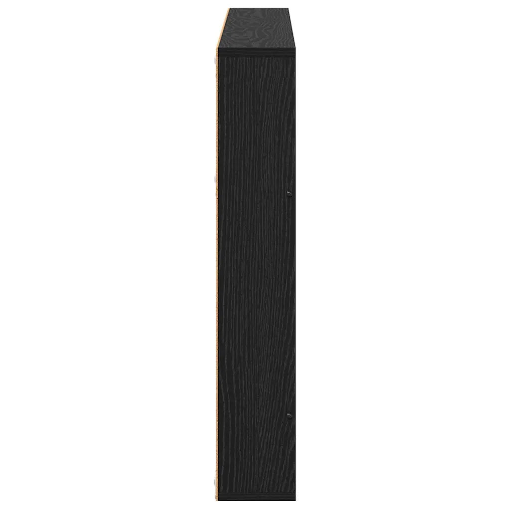Scaffale per riviste Rovere Nero 100 x 12 x 70 cm CFW2642173