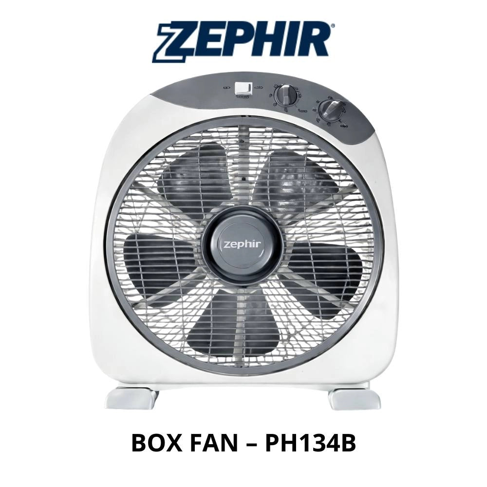 Ventilatore box zephir ph134b 12 pollici con timer e 3 velocità