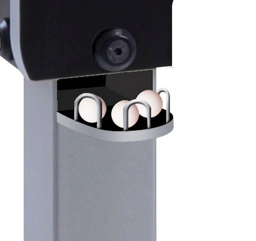 Calciobalilla in Mdf con Aste Rientranti per Giocatori Disabili Garlando Special Champion