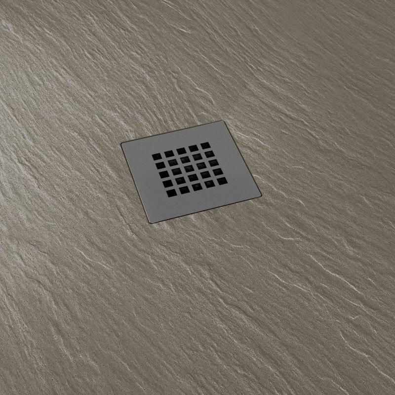 Piatto Doccia in Pietra 90x140 cm Pedrinelli Ardesia Stone Side Seppia